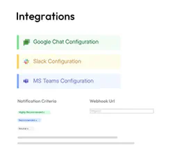 Integration overview in tenderbot.io
