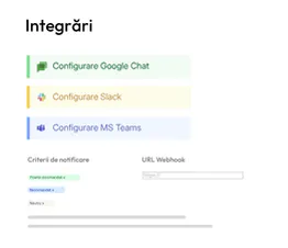 Prezentare generală a integrărilor în tenderbot.io