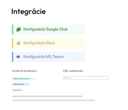 Prehľad integrácií v tenderbot.io