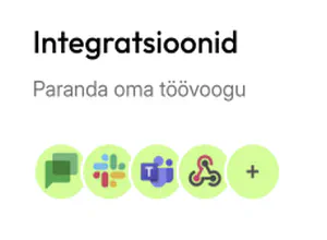 Integratsioonid töövoo täiustamiseks