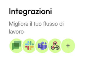 Integrazioni per migliorare il tuo flusso di lavoro