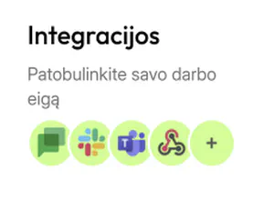 Integracijos darbo eigai pagerinti