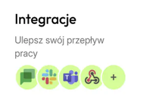 Integracje wspierające przepływ pracy