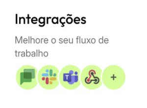 Integrações para melhorar o seu fluxo de trabalho
