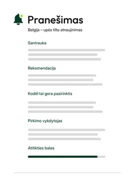 Konkurso atitikimo pranešimas