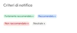 Configurazione dell'integrazione in tenderbot.io