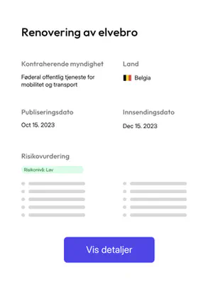 Analyserapport av et anbud i tenderbot.io