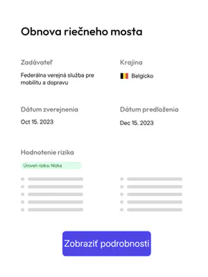 Analytická správa tendra v tenderbot.io